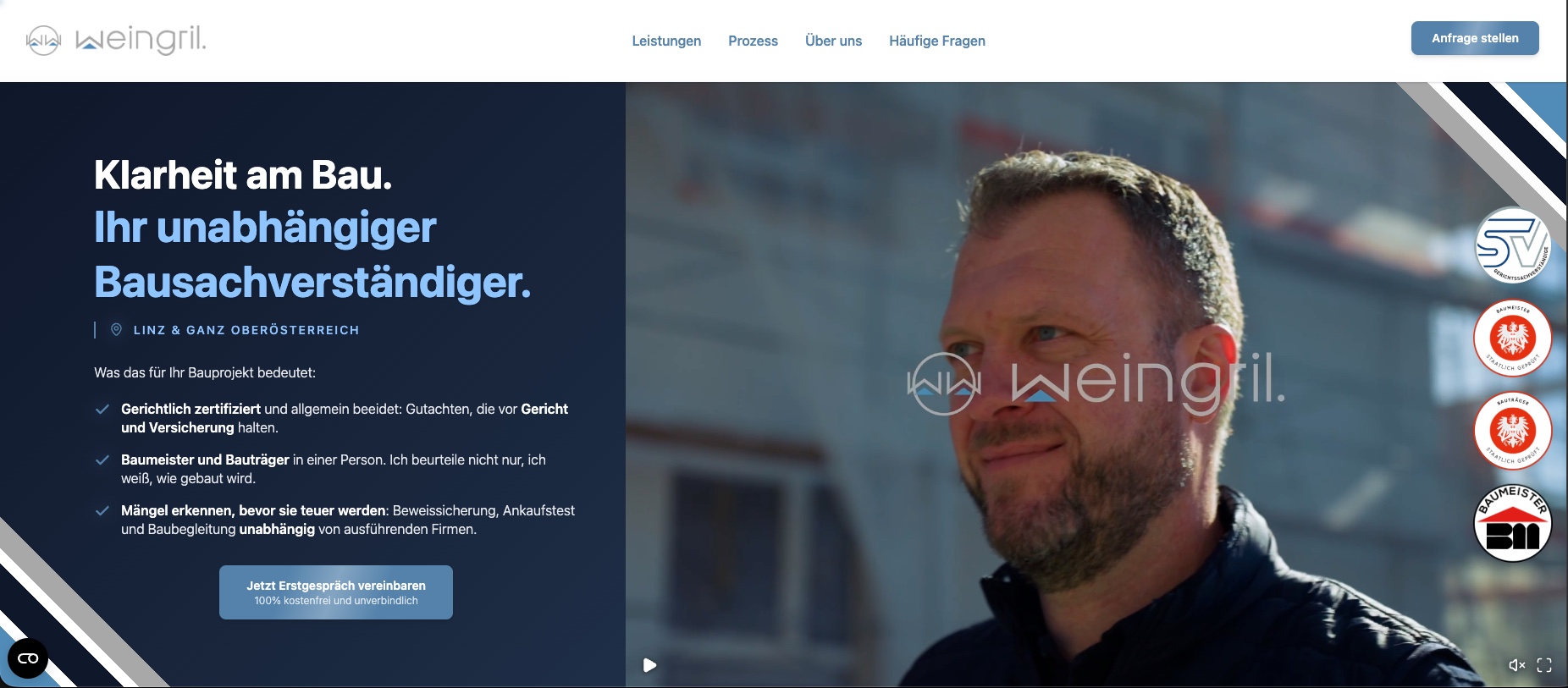 Webseite · Desktop, Tablet & Smartphone – Desktop