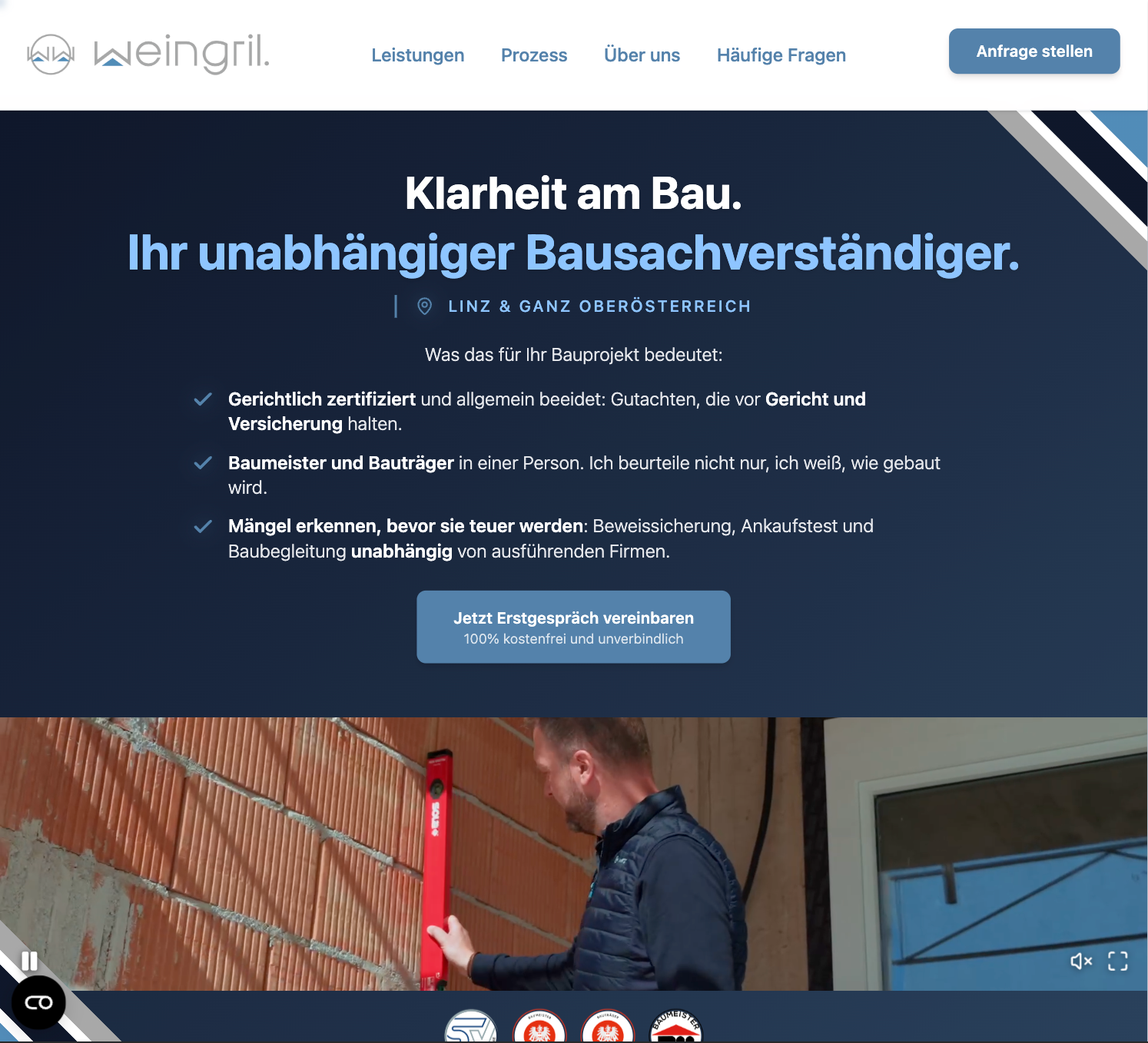 Webseite · Desktop, Tablet & Smartphone – Tablet
